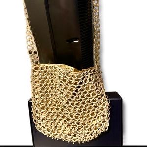 Colormate Gold Vintage Chain purse